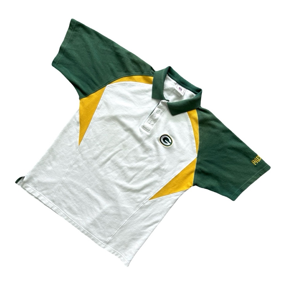 Vintage Y2K Green Bay Packers Polo Shirt